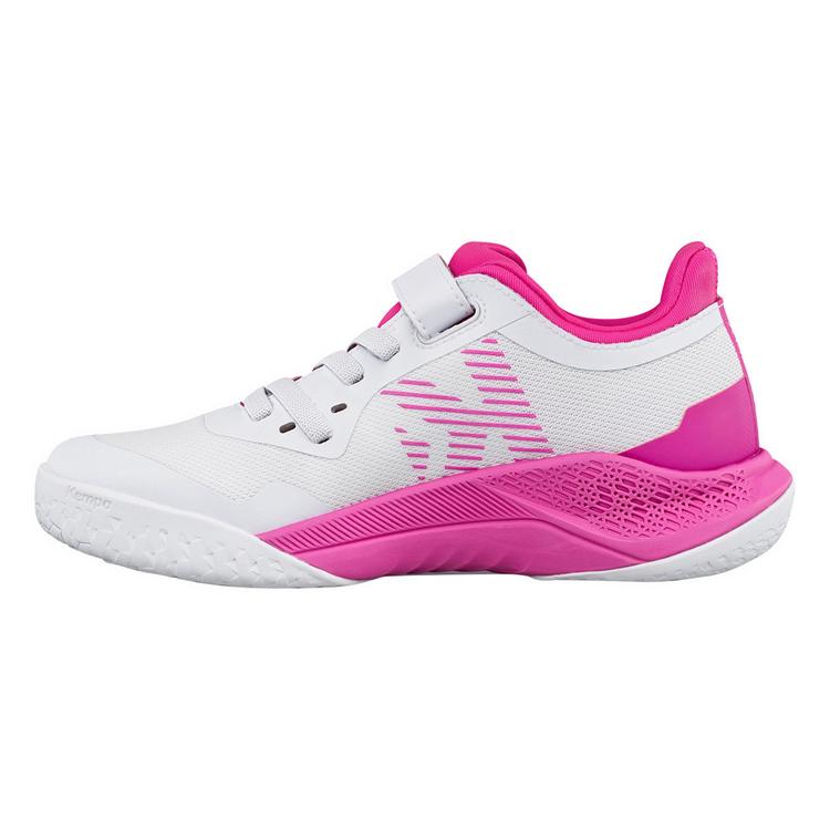 Kempa Kempa Kourtfly Jr Hallenschuhe Kinder - wei&szlig;/pink - 0 | SportScheck