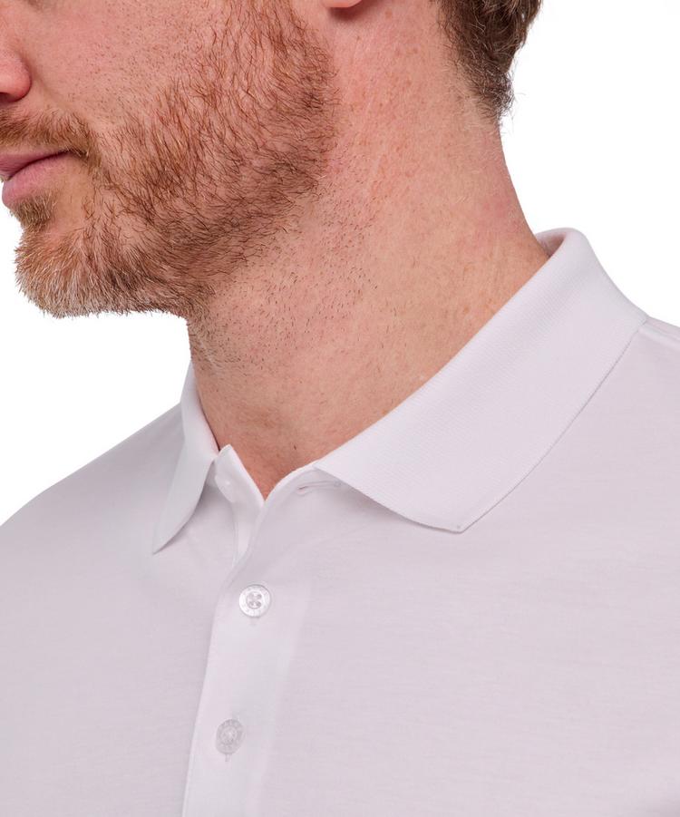 Falke Falke Pima Interlock Polo Poloshirt Herren - white (2000) - 4 | SportScheck