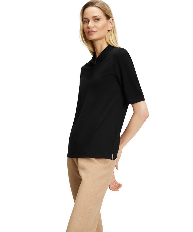 Falke Falke Pique Polo Poloshirt Damen - black (3000) - 2 | SportScheck