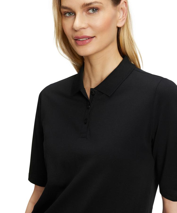 Falke Falke Pique Polo Poloshirt Damen - black (3000) - 3 | SportScheck