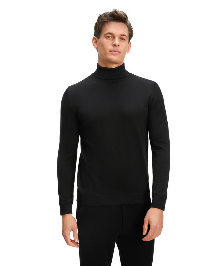 Falke Falke Merino X-Fine Roll Neck Strickpullover Herren - black (3000) - 0 | SportScheck