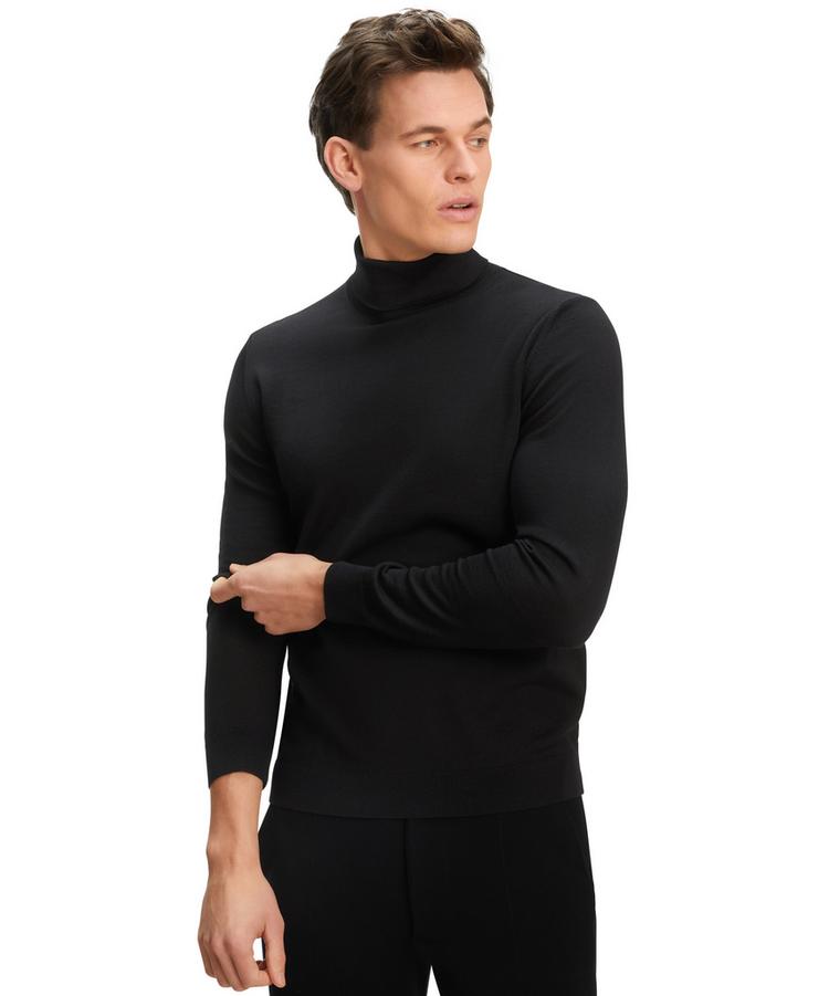 Falke Falke Merino X-Fine Roll Neck Strickpullover Herren - black (3000) - 2 | SportScheck