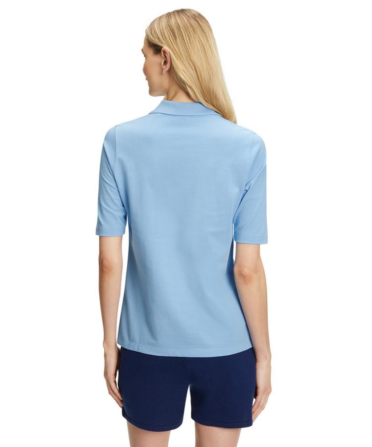 Falke Falke Pique Polo Poloshirt Damen - sky blue (6807) - 0 | SportScheck