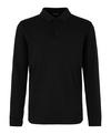 Falke Pima Interlock Polo Poloshirt Herren - black (3000)