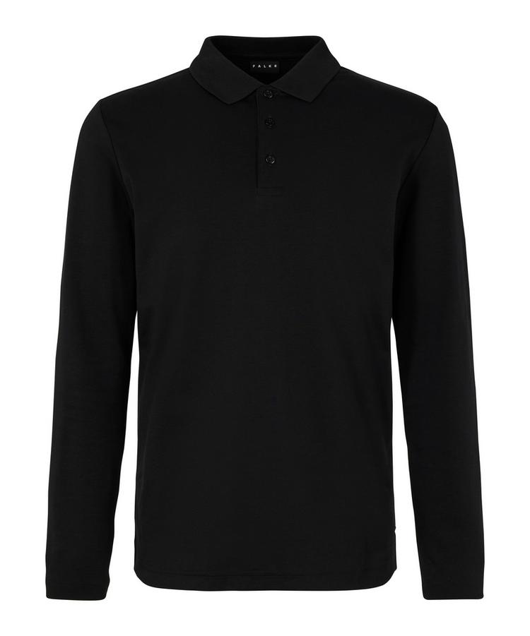 Falke Falke Pima Interlock Polo Poloshirt Herren - black (3000) - 0 | SportScheck