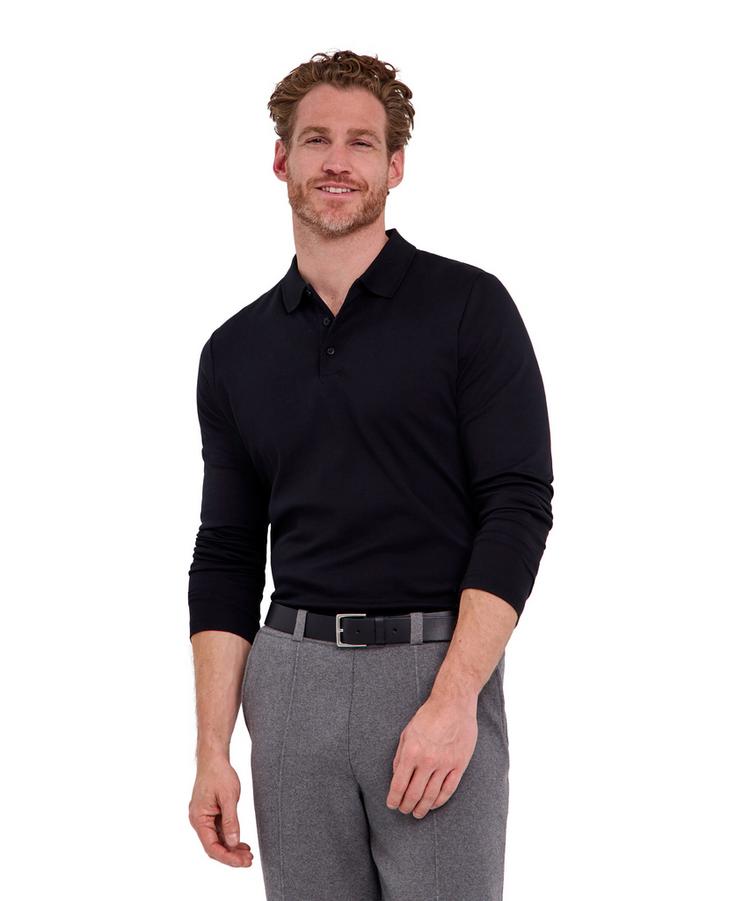 Falke Falke Pima Interlock Polo Poloshirt Herren - black (3000) - 0 | SportScheck