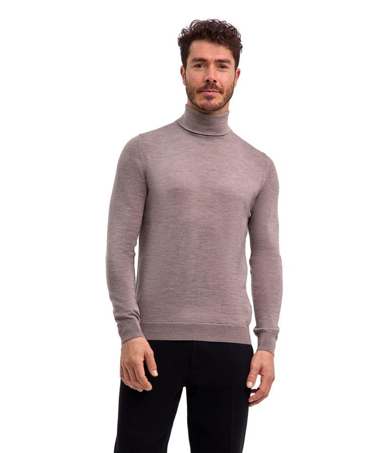 Falke Falke Merino X-Fine Roll Neck Strickpullover Herren - capino mel (4078) - 0 | SportScheck
