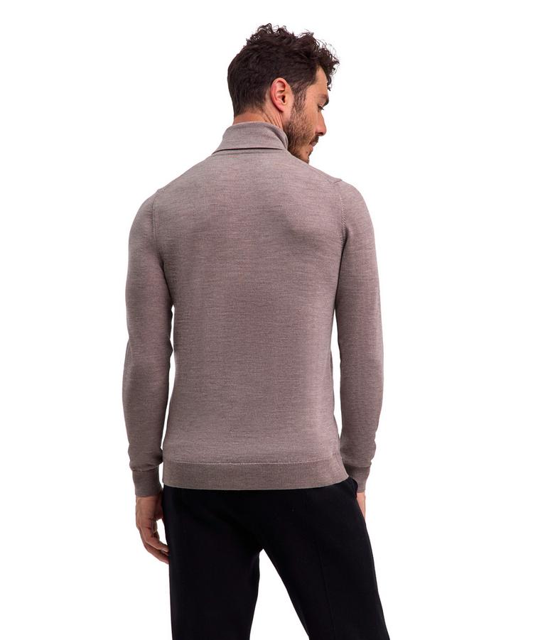 Falke Falke Merino X-Fine Roll Neck Strickpullover Herren - capino mel (4078) - 0 | SportScheck