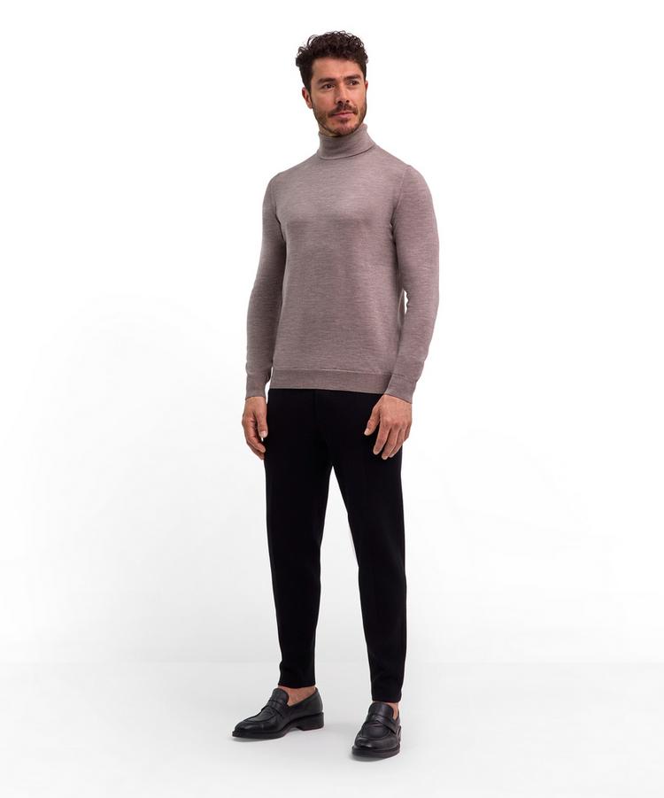 Falke Falke Merino X-Fine Roll Neck Strickpullover Herren - capino mel (4078) - 1 | SportScheck