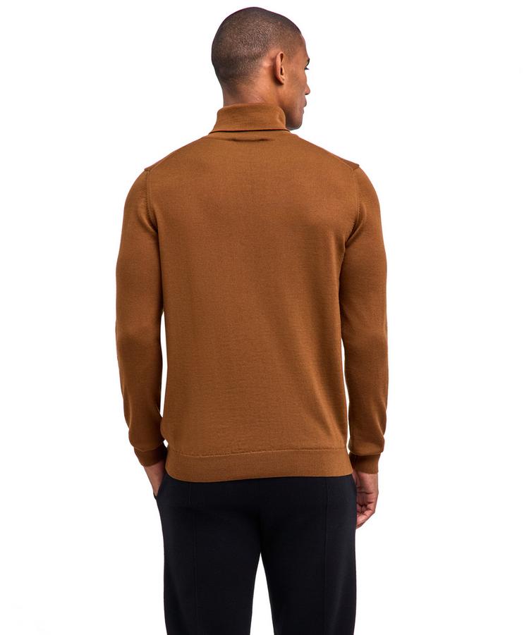 Falke Falke Merino X-Fine Roll Neck Strickpullover Herren - brown (5100) - 0 | SportScheck
