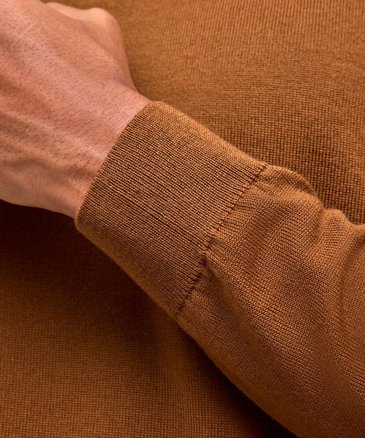 Falke Falke Merino X-Fine Roll Neck Strickpullover Herren - brown (5100) - 1 | SportScheck