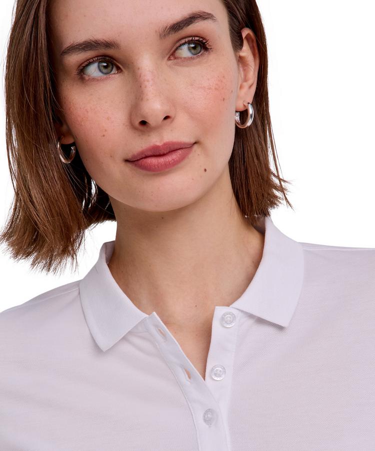 Falke Falke Pima Piqu&eacute; Polo Poloshirt Damen - white (2000) - 3 | SportScheck