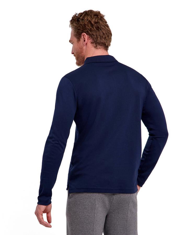 Falke Falke Pima Interlock Polo Poloshirt Herren - space blue (6116) - 0 | SportScheck