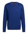 Falke Cotton V-Neck Strickpullover Herren - royal blue (6051)