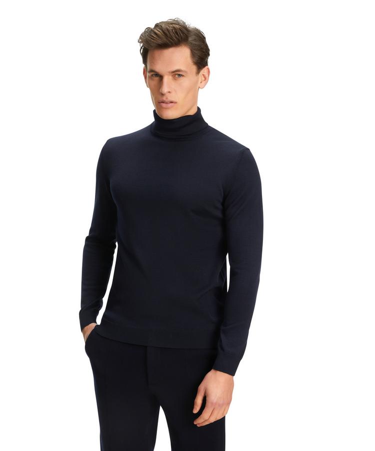 Falke Falke Merino X-Fine Roll Neck Strickpullover Herren - night sky (6437) - 0 | SportScheck