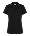 Falke Pima Piqu&eacute; Polo Poloshirt Damen - black (3000)