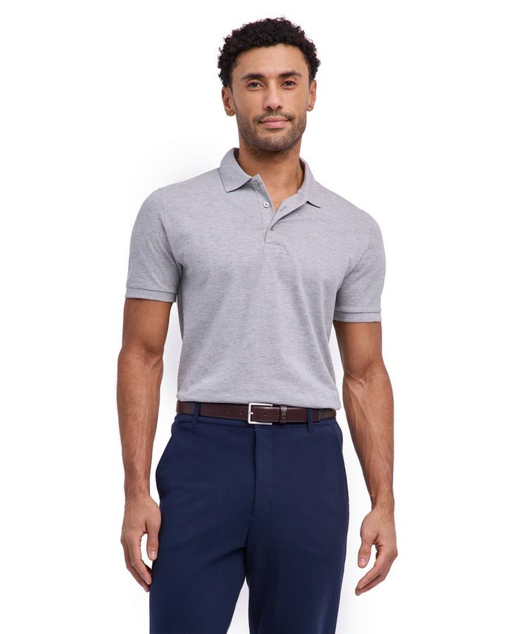 Falke Falke Pima Piqu&eacute; Polo Poloshirt Herren - light grey (3400) - 0 | SportScheck