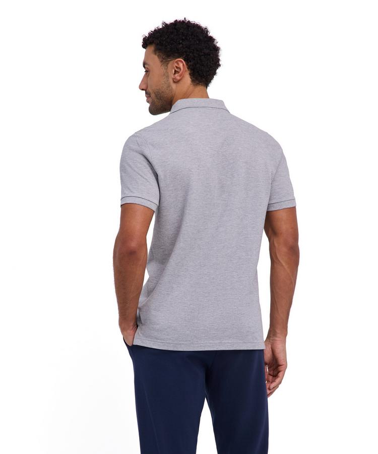 Falke Falke Pima Piqu&eacute; Polo Poloshirt Herren - light grey (3400) - 0 | SportScheck