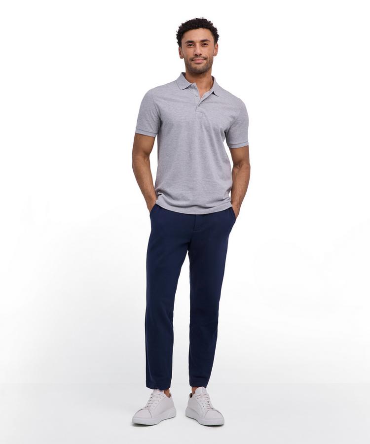 Falke Falke Pima Piqu&eacute; Polo Poloshirt Herren - light grey (3400) - 1 | SportScheck