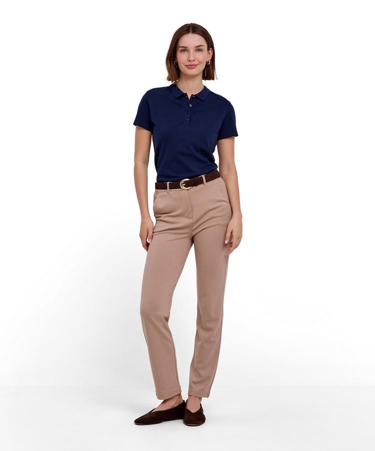 Falke Falke Pima Piqu&eacute; Polo Poloshirt Damen - space blue (6116) - 1 | SportScheck