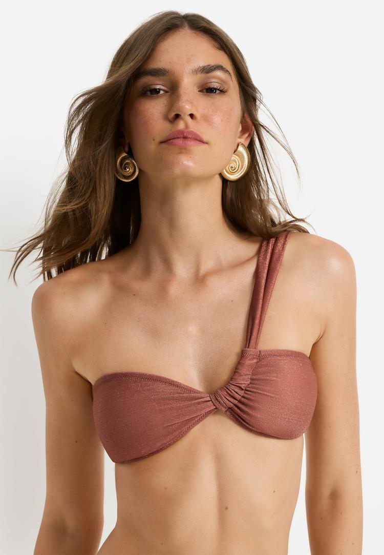 LSCN by Lascana LSCN by Lascana Bandeau-Bikini-Top Bikini Oberteil Damen - light brown - 2 | SportScheck
