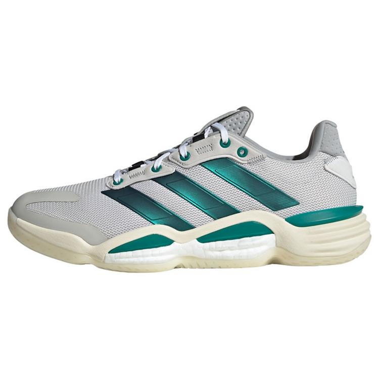 adidas adidas Stabil 16 Indoor Schuh Hallenschuhe - Grey One / Equipment Green / Off White - 0 | SportScheck