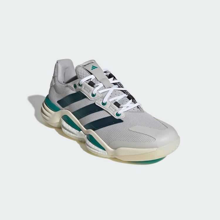 adidas adidas Stabil 16 Indoor Schuh Hallenschuhe - Grey One / Equipment Green / Off White - 3 | SportScheck