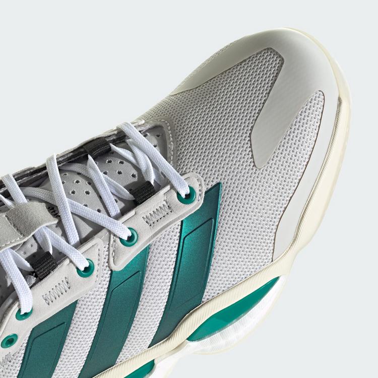 adidas adidas Stabil 16 Indoor Schuh Hallenschuhe - Grey One / Equipment Green / Off White - 8 | SportScheck