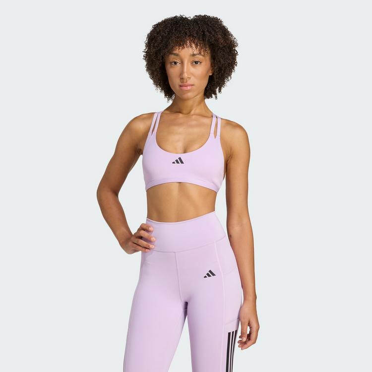 adidas adidas Aeroimpact Luxe Training Light-Support BH Damen - Powder Plum - 0 | SportScheck