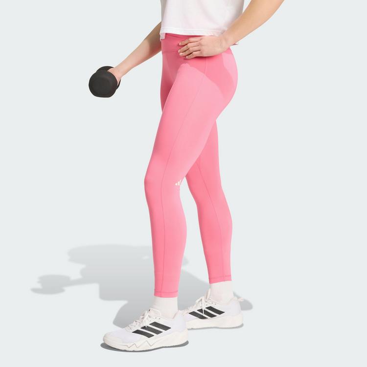 adidas adidas 3-Streifen Studio All Me 7/8 X-Over Tights Damen - Pink Fusion - 0 | SportScheck