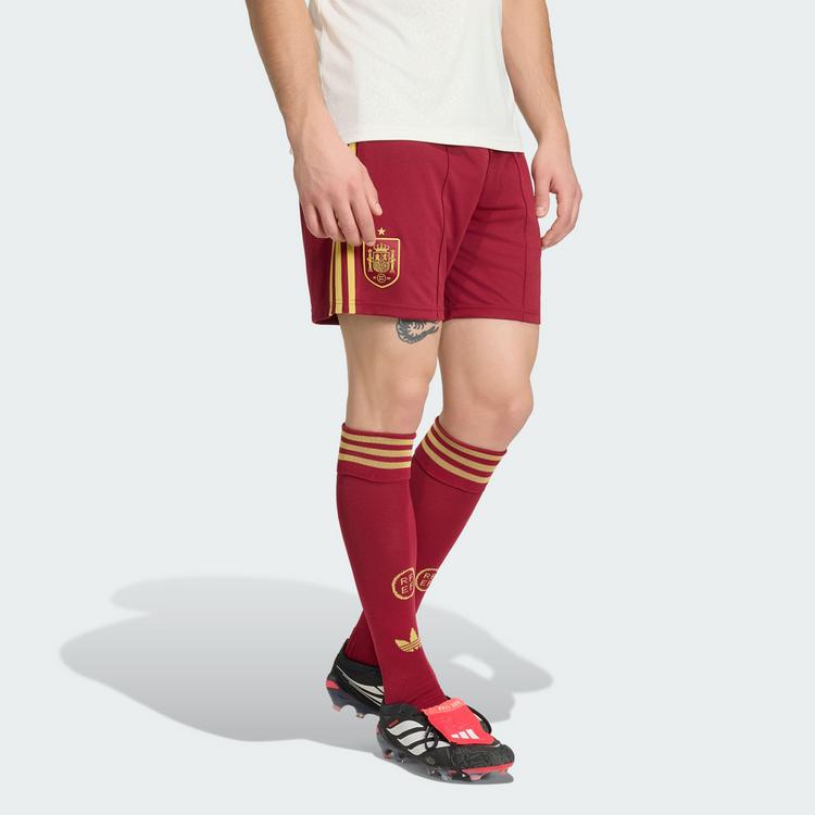 adidas adidas Spanien 26 Ausw&auml;rtsshorts Fu&szlig;ballshorts Herren - Team Coll Burgundy 2 - 1 | SportScheck