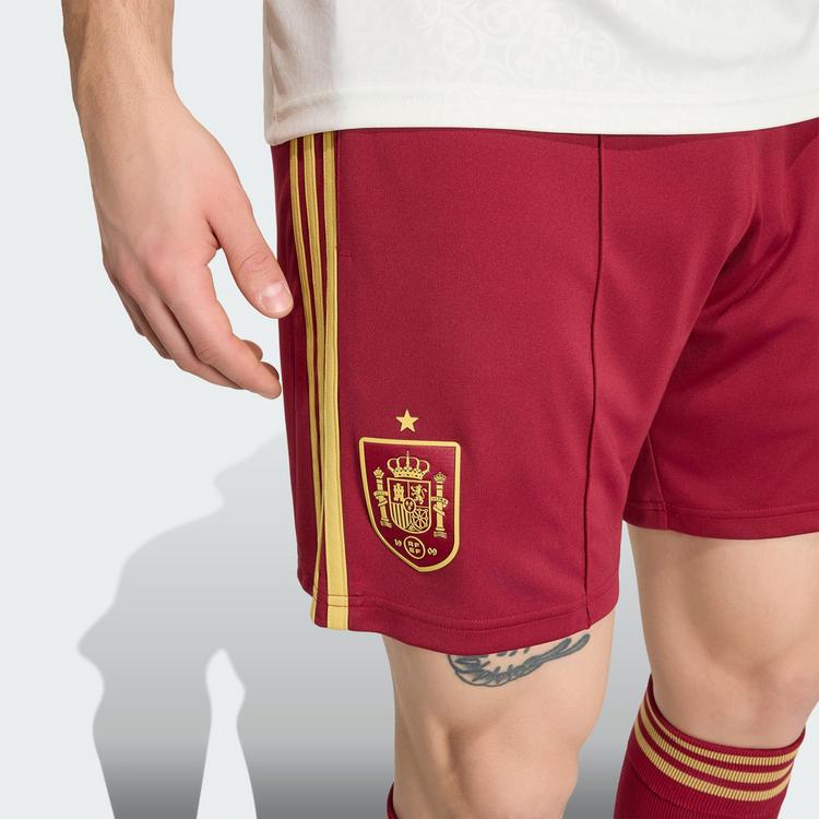 adidas adidas Spanien 26 Ausw&auml;rtsshorts Fu&szlig;ballshorts Herren - Team Coll Burgundy 2 - 1 | SportScheck