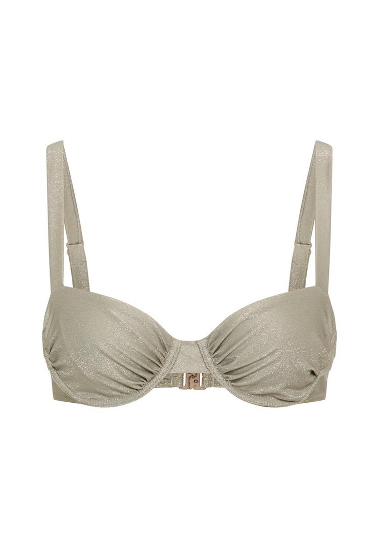 LSCN by Lascana LSCN by Lascana B&uuml;gel-Bikini-Top Bikini Oberteil Damen - sage grey - 0 | SportScheck