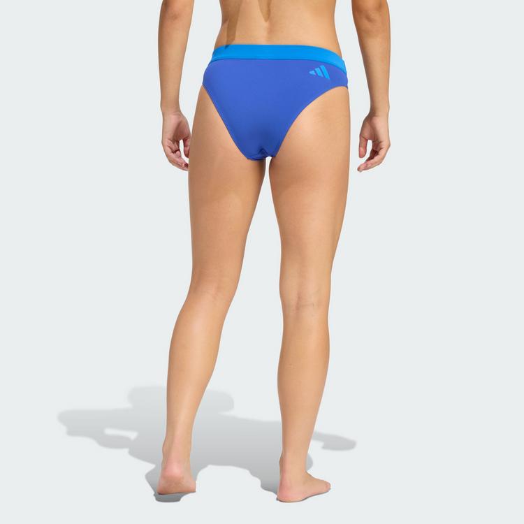 adidas adidas OPTIM&Eacute; AQUA BIKINIHOSE, HALBHOHER BUND Bikini Hose Damen - Semi Lucid Blue - 1 | SportScheck