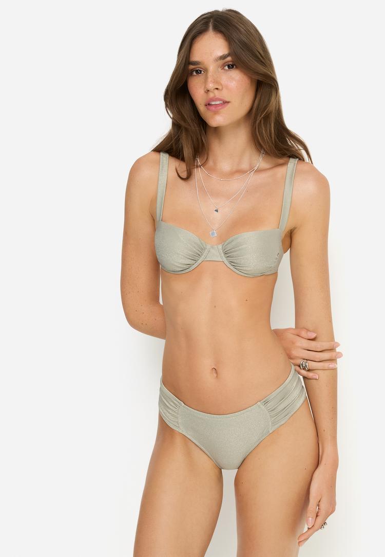 LSCN by Lascana LSCN by Lascana B&uuml;gel-Bikini-Top Bikini Oberteil Damen - sage grey - 1 | SportScheck