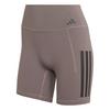 adidas Optime Workout 3-Streifen kurze Leggings Tights Damen - Charcoal