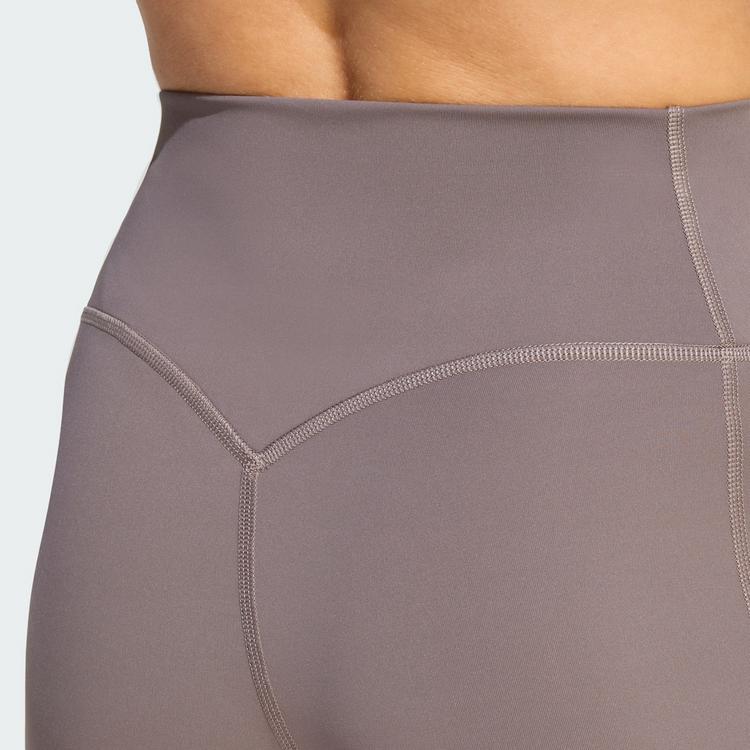 adidas adidas Optime Workout 3-Streifen kurze Leggings Tights Damen - Charcoal - 1 | SportScheck