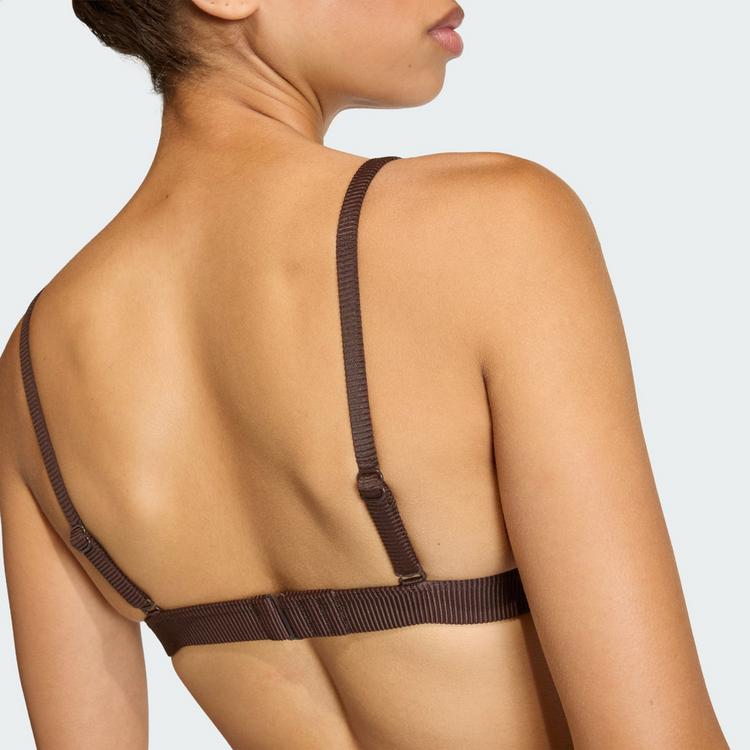 adidas adidas Iconisea Ribbed Padded Triangle Bikini Bikini Oberteil Damen - Aurora Coffee - 1 | SportScheck