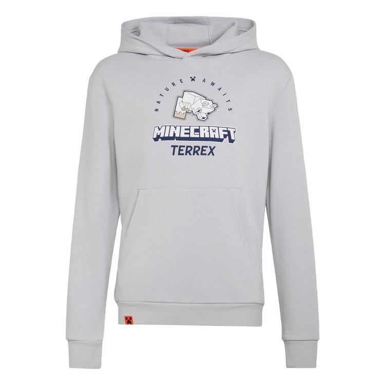 adidas adidas Adidas Minecraft Terrex Hoodie Hoodie Kinder - Light Solid Grey - 0 | SportScheck