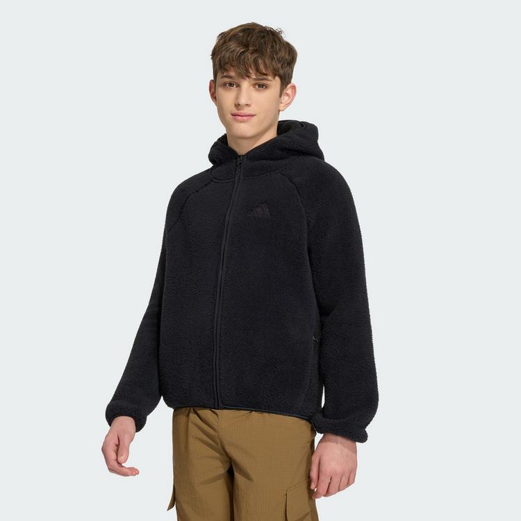 adidas adidas Terrex Xploric Kids Fleecejacke, Fleecejacke Kinder - Black - 0 | SportScheck