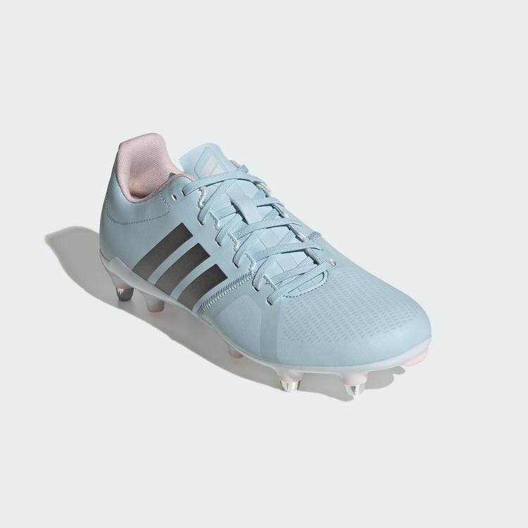 adidas adidas RS15 AVAGLIDE, WEICHE B&Ouml;DEN, RUGBYSCHUH Fu&szlig;ballschuhe Damen - Ice Blue / Iron Metallic / Distilled Pink - 2 | SportScheck