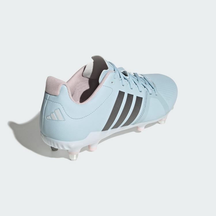 adidas adidas RS15 AVAGLIDE, WEICHE B&Ouml;DEN, RUGBYSCHUH Fu&szlig;ballschuhe Damen - Ice Blue / Iron Metallic / Distilled Pink - 3 | SportScheck