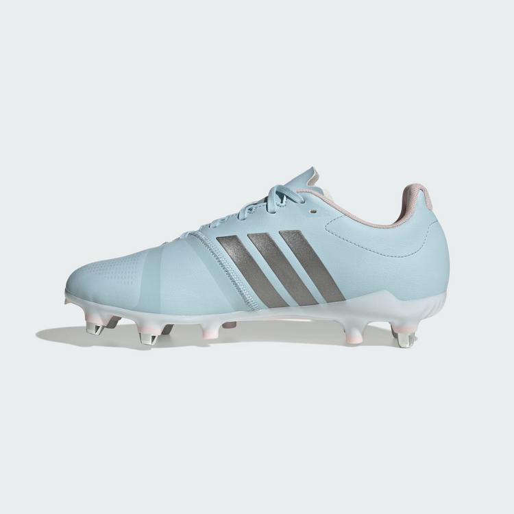 adidas adidas RS15 AVAGLIDE, WEICHE B&Ouml;DEN, RUGBYSCHUH Fu&szlig;ballschuhe Damen - Ice Blue / Iron Metallic / Distilled Pink - 4 | SportScheck