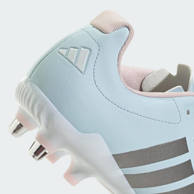 adidas adidas RS15 AVAGLIDE, WEICHE B&Ouml;DEN, RUGBYSCHUH Fu&szlig;ballschuhe Damen - Ice Blue / Iron Metallic / Distilled Pink - 6 | SportScheck