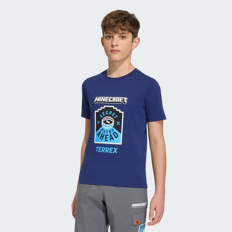 adidas adidas adidas Minecraft T-Shirt T-Shirt Kinder - Dark Blue - 0 | SportScheck