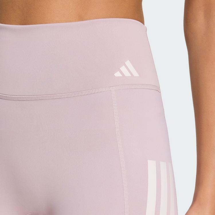 adidas adidas Optime Workout 3-Streifen kurze Leggings Tights Damen - Preloved Fig - 1 | SportScheck