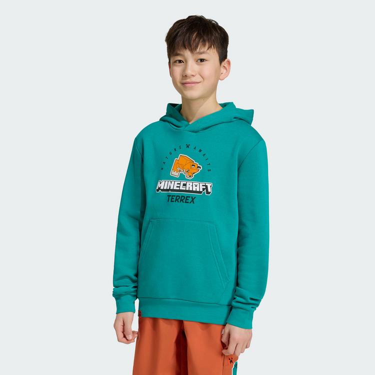 adidas adidas Adidas Minecraft Terrex Hoodie Hoodie Kinder - Equipment Green - 0 | SportScheck
