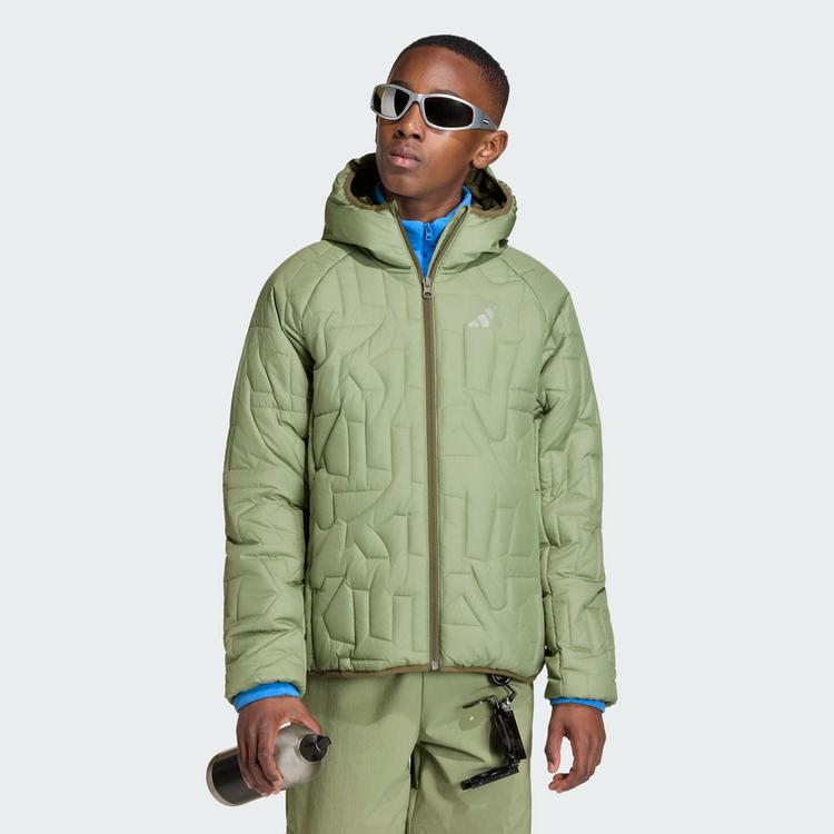 adidas adidas Terrex Kids Xperior CLIMAWARM Padded Outdoorjacke Kinder - Tent Green - 0 | SportScheck