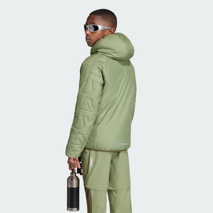 adidas adidas Terrex Kids Xperior CLIMAWARM Padded Outdoorjacke Kinder - Tent Green - 1 | SportScheck