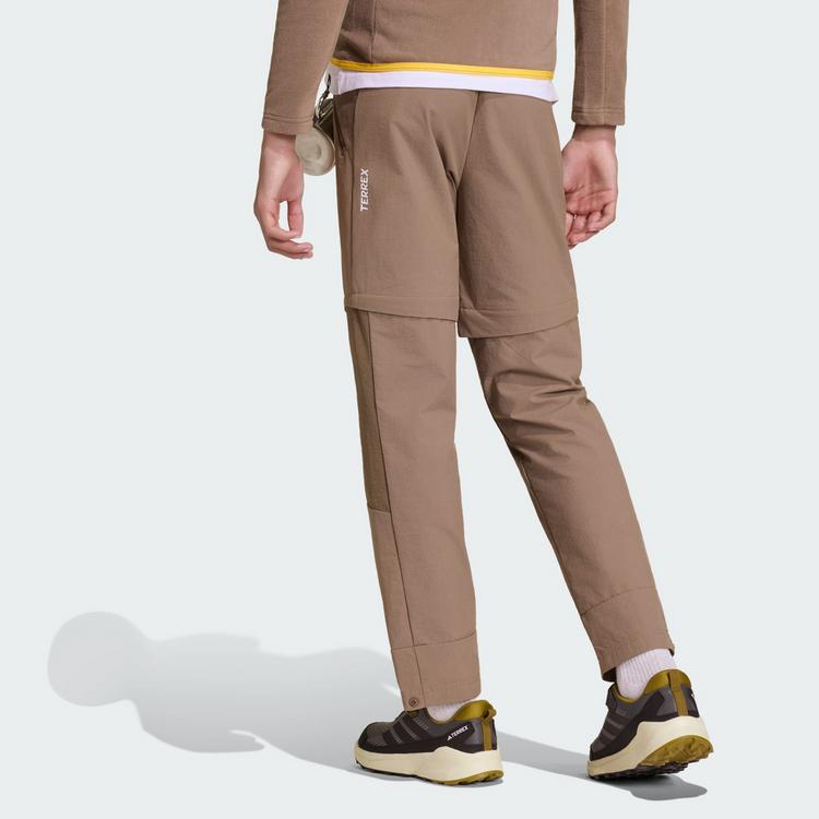 adidas adidas Terrex Multi CLIMA365 Kids Zip-off Hose Wanderhose Kinder - Trace Brown - 1 | SportScheck